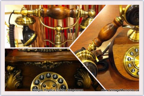 Antique Replica Cradle Telephone-