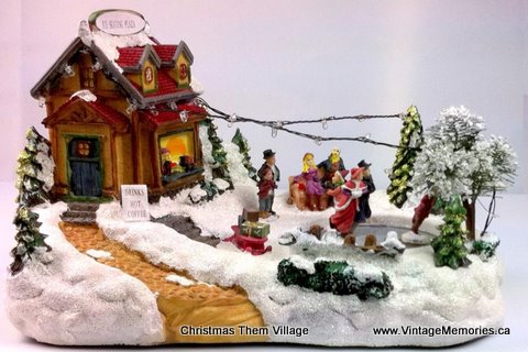 christmas them village