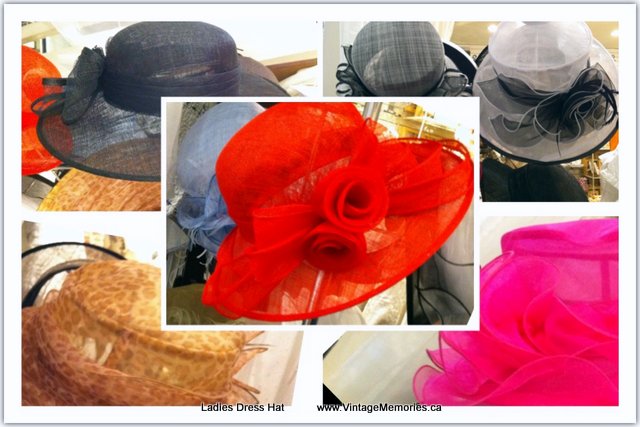 ladies dress hats